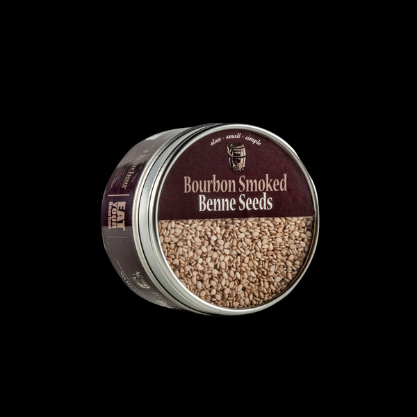 Bourbon Barrel Foods Bourbon Smoked Benne Seeds Tin